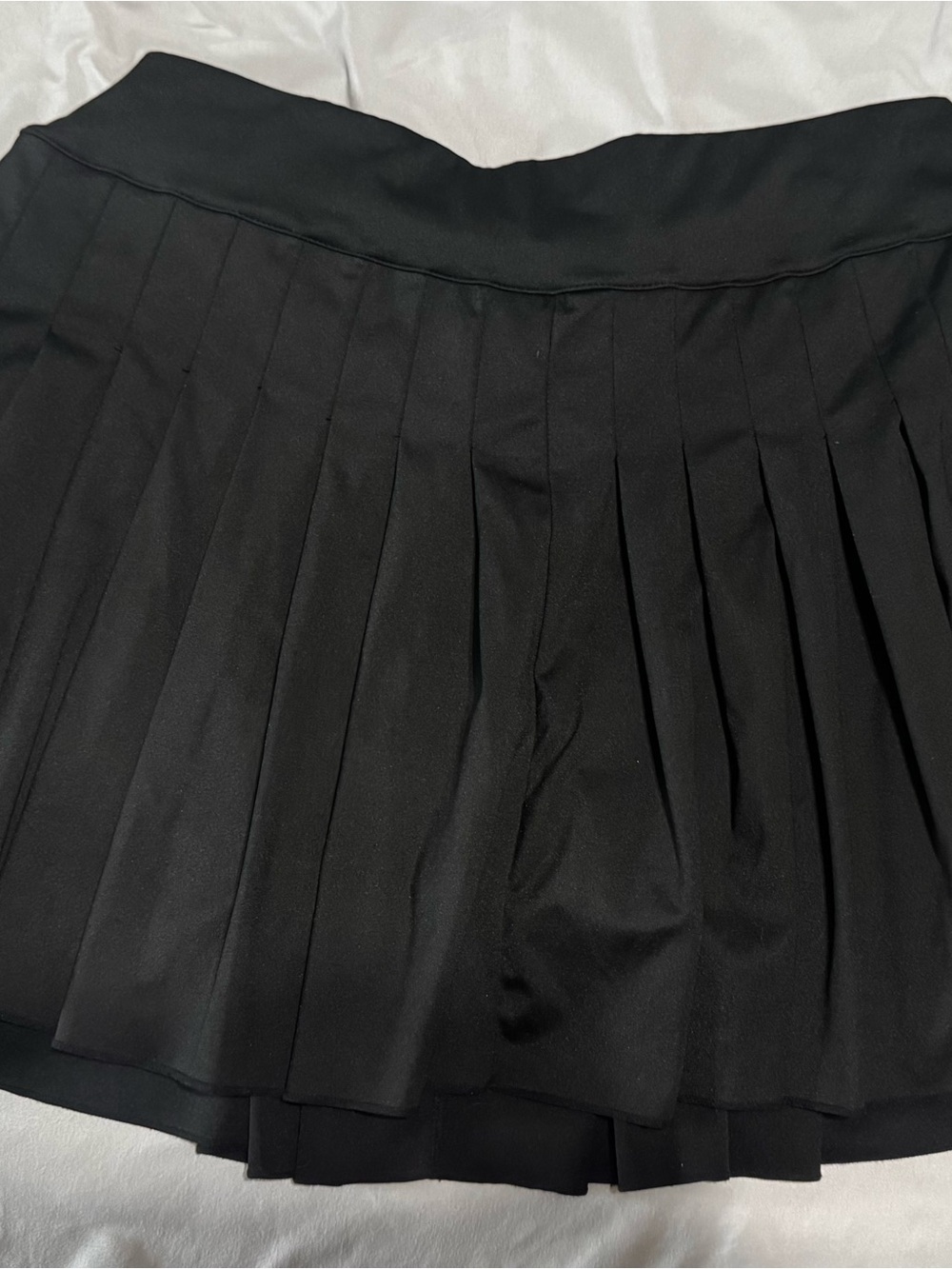 Black Pleated Mini Skort